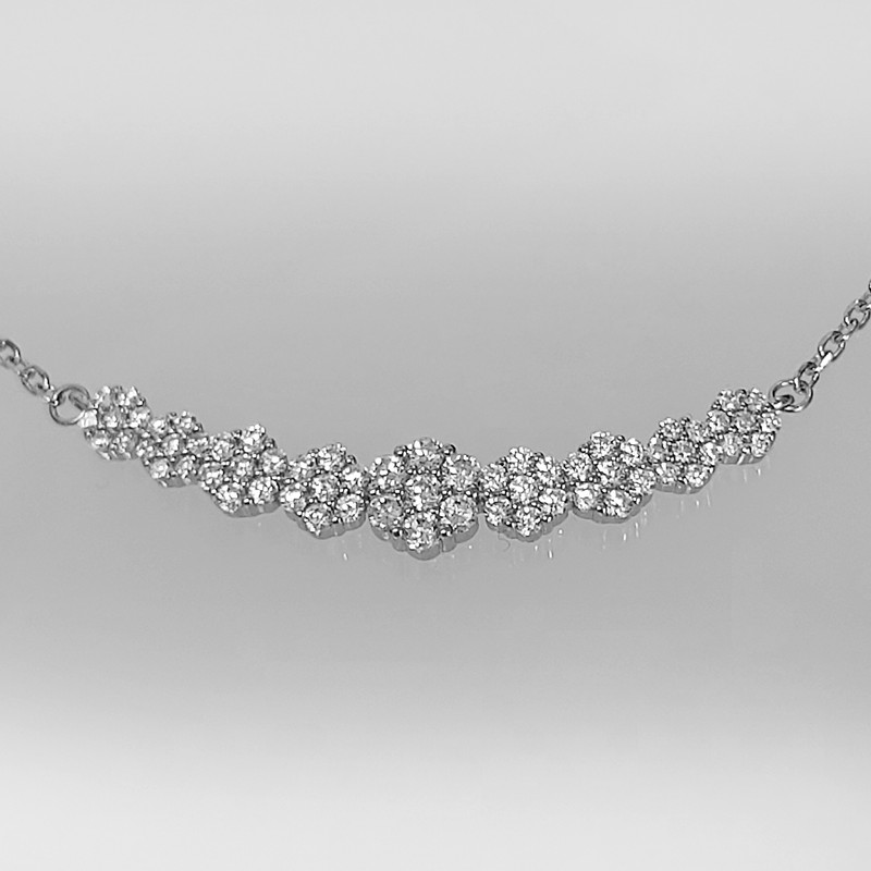 گردنبند نقره زنانه اقلیمه کد GN348 گردنبند نقره زنانه اقلیمه کد GN348