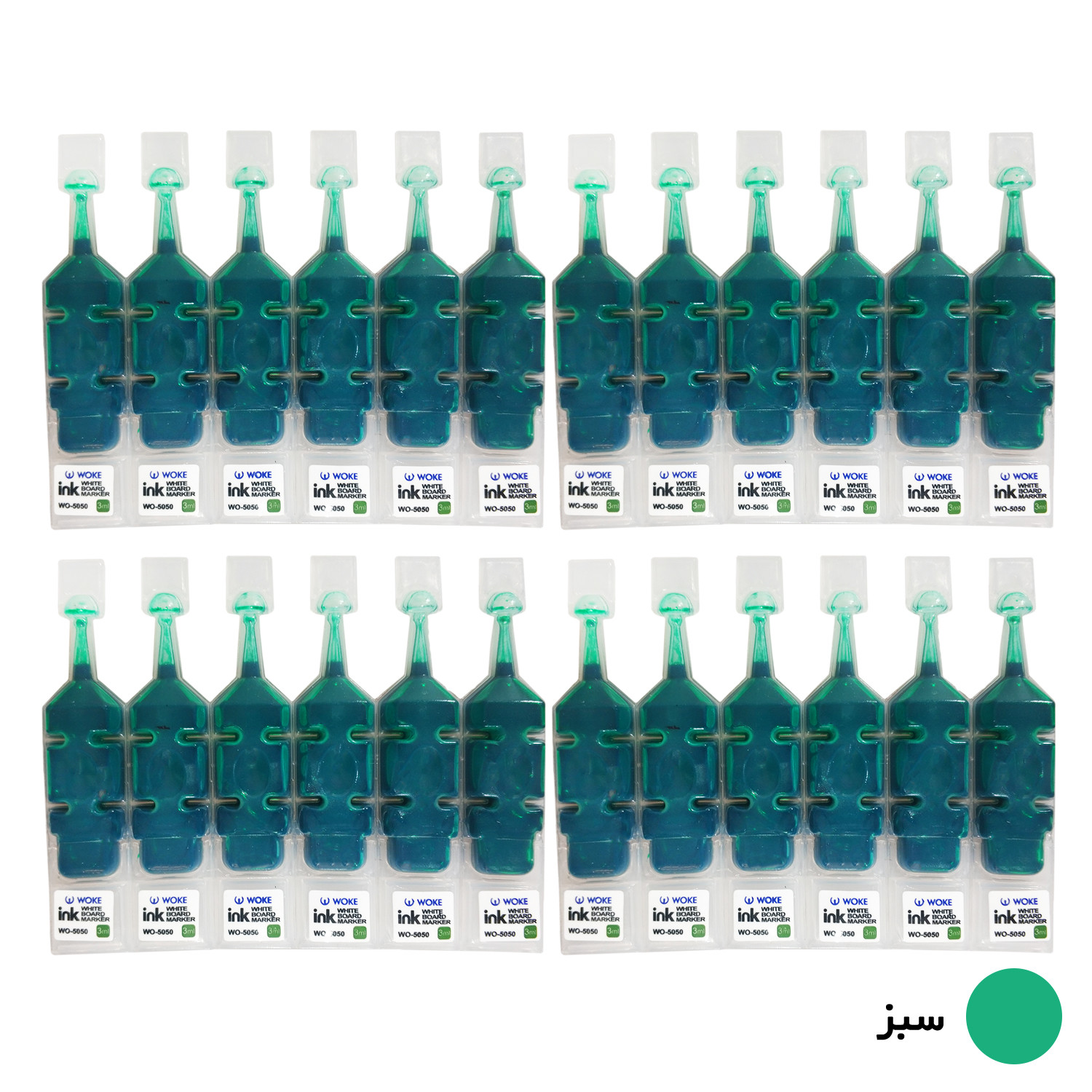 جوهر ماژیک وایت برد ووک کد W0-5050 بسته 24 عددی