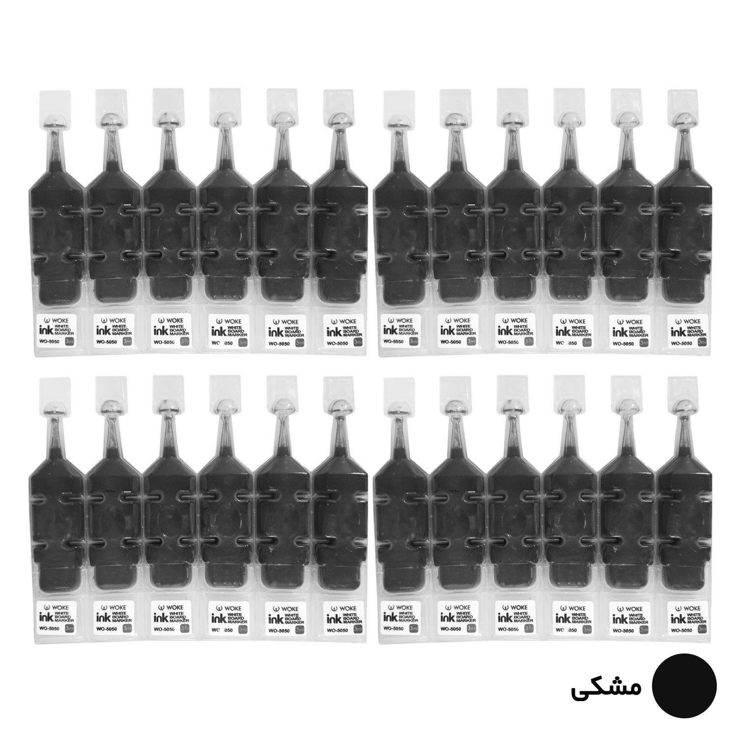 جوهر ماژیک وایت برد ووک کد W0-5050 بسته 24 عددی