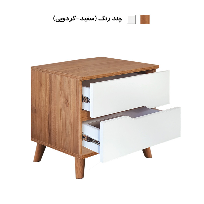 میز پاتختی مدل لوکا کد JP-2K-SG03 میز پاتختی مدل لوکا کد JP-2K-SG03