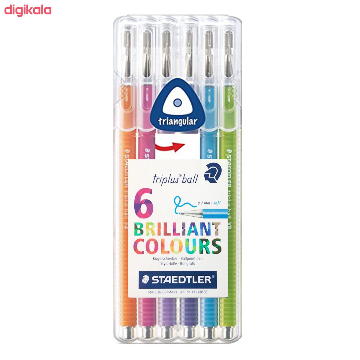 خودکار استدلر مدل triplus ball xb بسته 6 عددی main 1 2