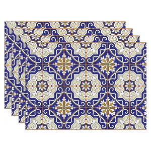 زیربشقابی طرح مراکشی کد IDM 236 بسته 4 عددی