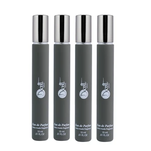 عطر جیبی مردانه دکلت مدل Black Afgano حجم 15 میلی لیتر مجموعه 4 عددی