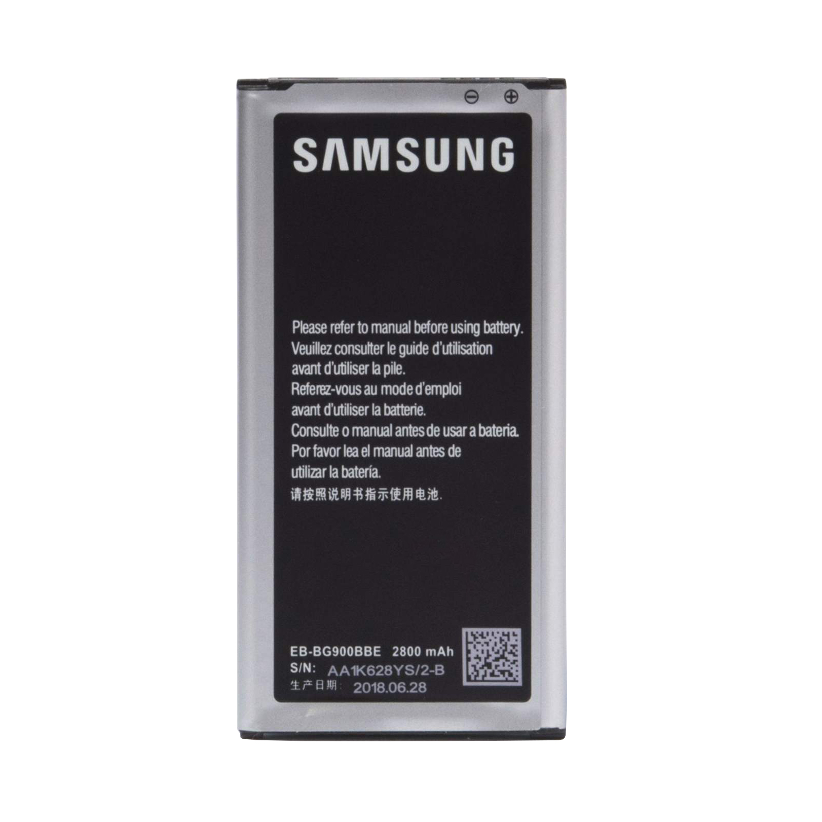 باتری موبایل مدل EB-BG900BBE ظرفیت 2800 میلی آمپر ساعت مناسب برای گوشی موبایل سامسونگ Galaxy S5                     غیر اصل