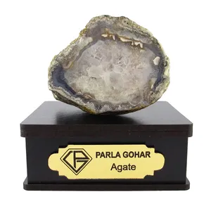 سنگ راف عقیق پارلا گوهر کد 2129