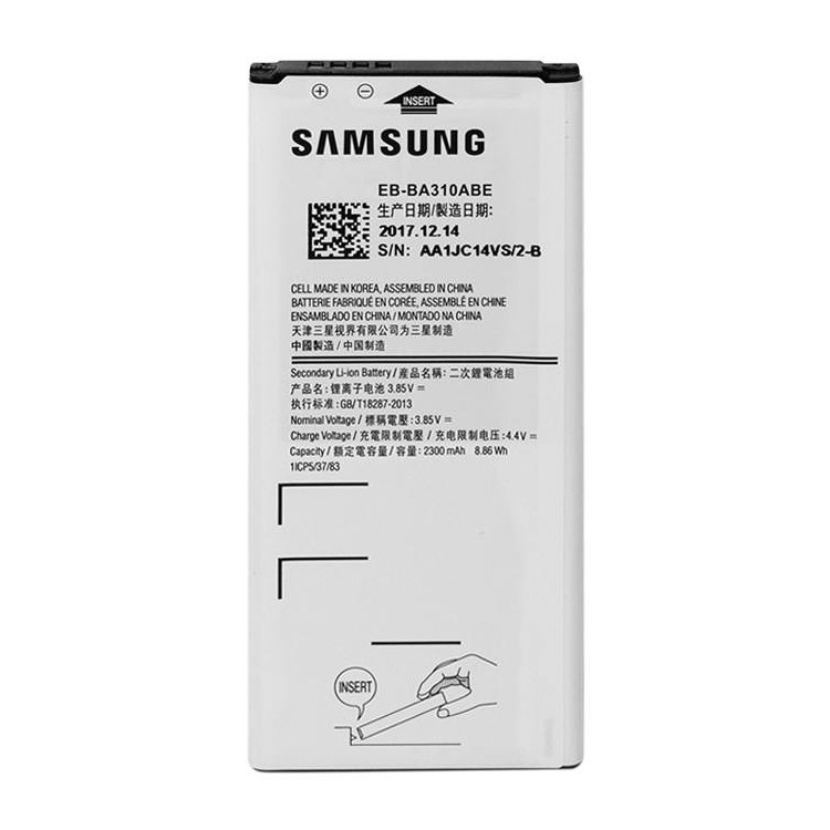 باتری موبایل مدل EB-BA310ABE ظرفیت 2300 میلی آمپر ساعت مناسب برای گوشی موبایل سامسونگ Galaxy A3 2016