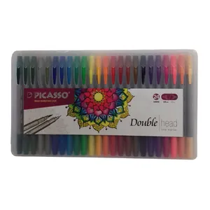 روان نویس پیکاسو مدل brush marker fine liner بسته 24 عددی