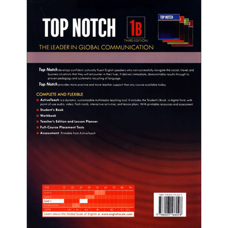 کتاب Top Notch 1B اثر Joan Saslow and Allen Ascher انتشارات Pearson کتاب Top Notch 1B اثر Joan Saslow and Allen Ascher انتشارات Pearson