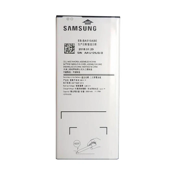 باتری موبایل مدل EB-BA510ABE ظرفیت 2900 میلی آمپر ساعت مناسب برای گوشی موبایل سامسونگ Galaxy A5 2016