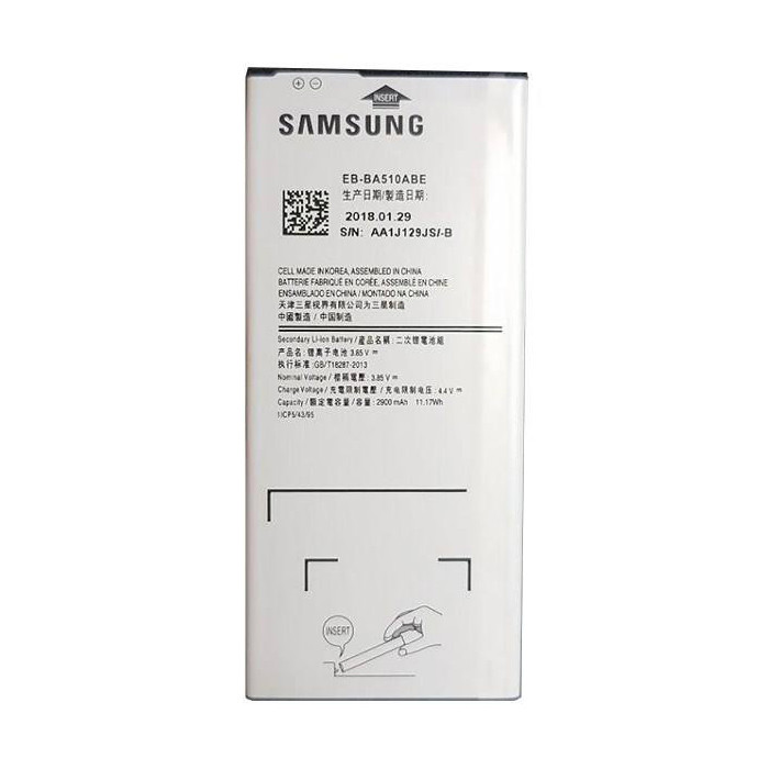 باتری موبایل مدل EB-BA510ABE ظرفیت 2900 میلی آمپر ساعت مناسب برای گوشی موبایل سامسونگ Galaxy A5 2016