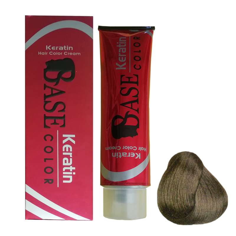 رنگ مو بیس کالر شماره 8.2 حجم 125 میلی لیتر رنگ بلوند زیتونی روشن