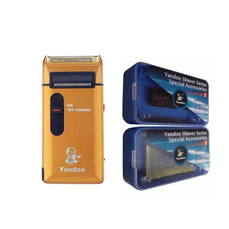 ماشین اصلاح موی صورت یاندو مدل SV-316U به همراه تیغه و توری یدک