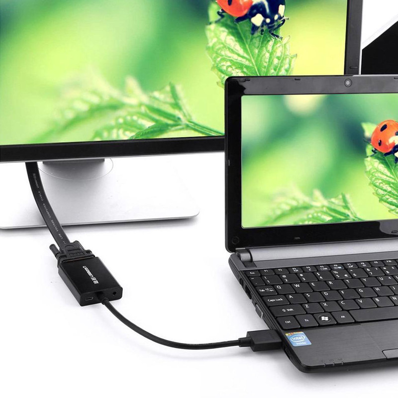 مبدل HDMI به VGA/AUX یوگرین مدل UG-40233