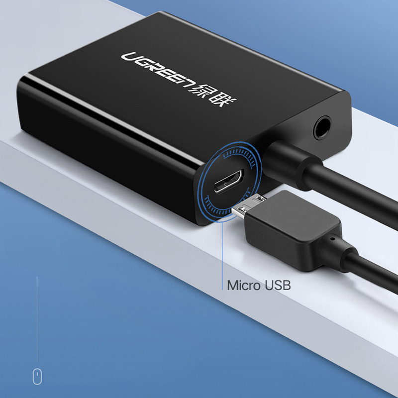 مبدل HDMI به VGA/AUX یوگرین مدل UG-40233
