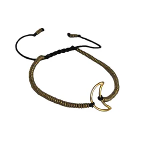 دستبند نقره زنانه طرح ماه کد 441