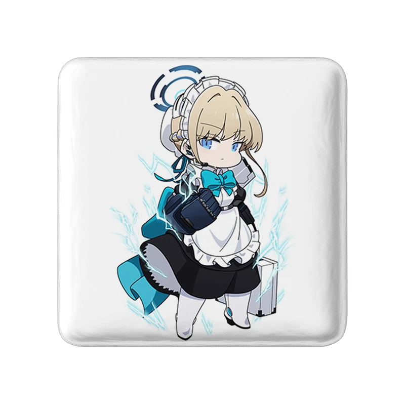 مگنت خندالو طرح بازی آرشیو آبی (Blue Archive) مدل مربعی کد 34370