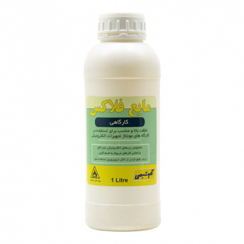 مایع فلاکس کارگاهی  تکنوشیمی مدل Tw-1l حجم 1 لیتر