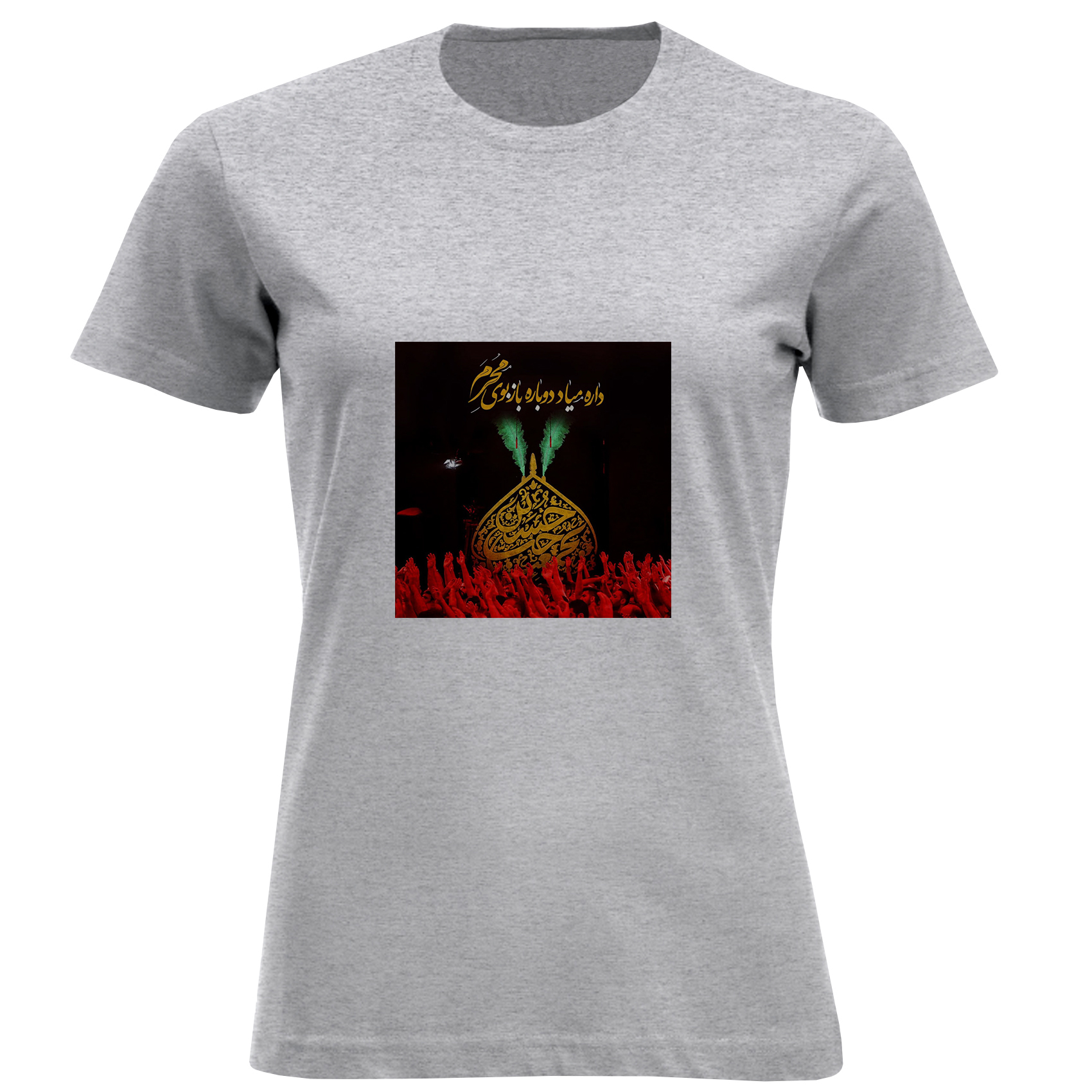 تی شرت آستین کوتاه زنانه مدل بوی محرم D810