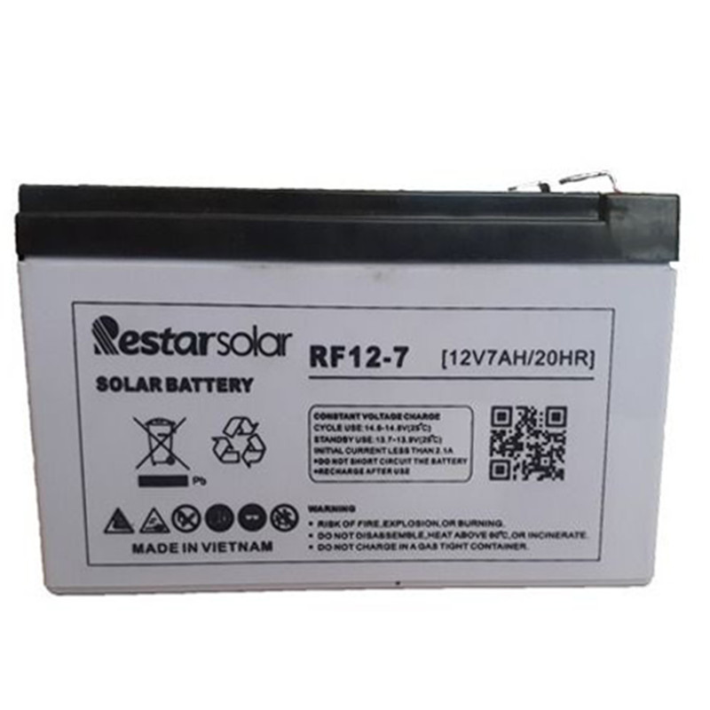باتری خورشیدی رستار سولار مدل 12V-7AH ظرفیت 7 آمپر