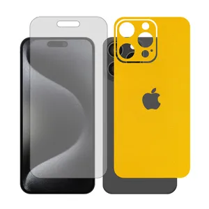 Glass Together model matte Screen Protector Suitable for Apple iPhone 15 Pro Max Mobile Phone with Back cover sticker