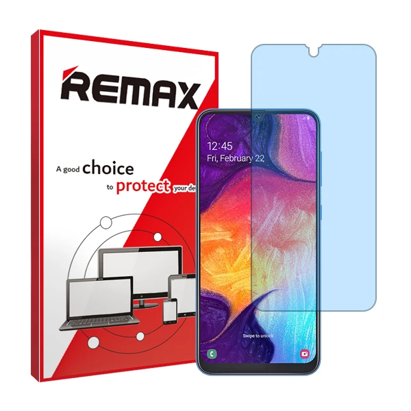 محافظ صفحه نمایش ضد اشعه آبی ریمکس مدل HyBLU مناسب برای گوشی موبایل سامسونگ Galaxy A50