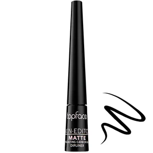 خط چشم تاپ فیس مدل MATTE CARBON BLACK شماره 1