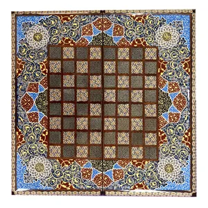 صفحه شطرنج خاتم کاری مدل تمام تذهیب کد T115