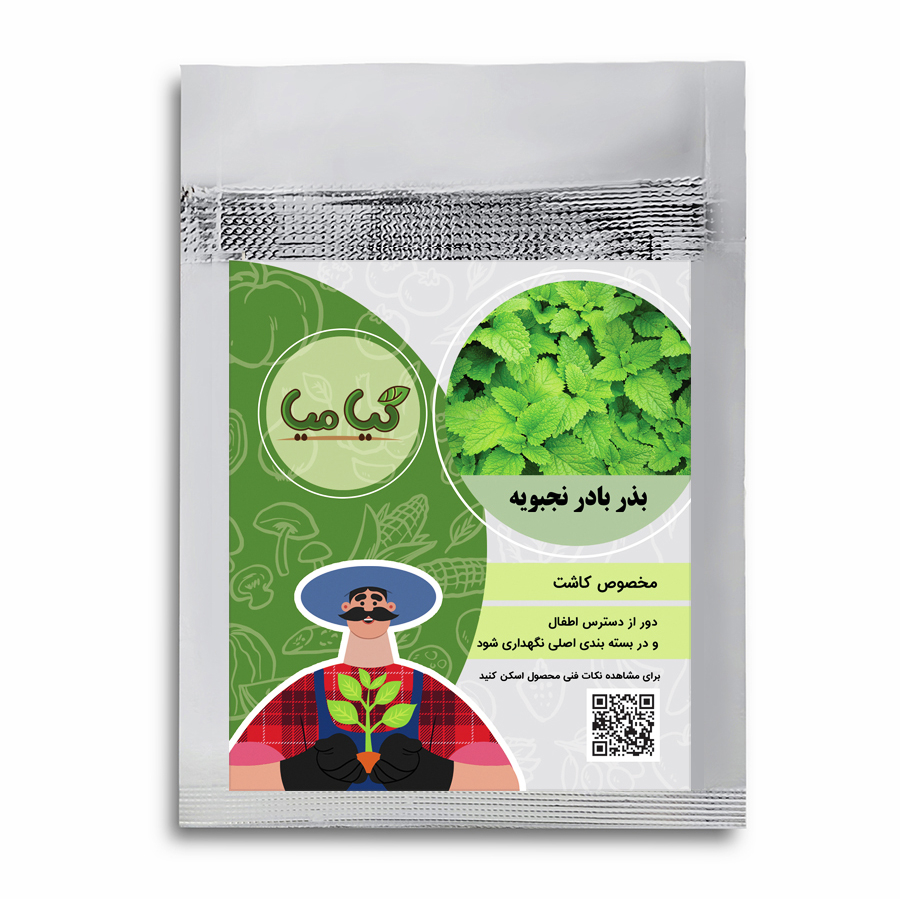 بذر بادرنجبویه برند گیامیا مدل B7333