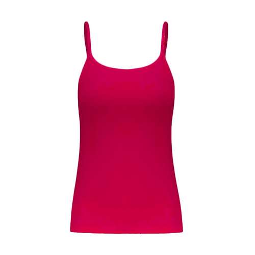 تاپ زنانه پپا مدل Plain بندی رنگ قرمز