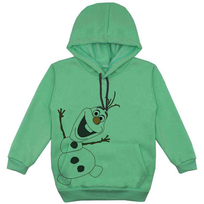 هودی پسرانه مدل آدم برفی F223  رنگ سبز