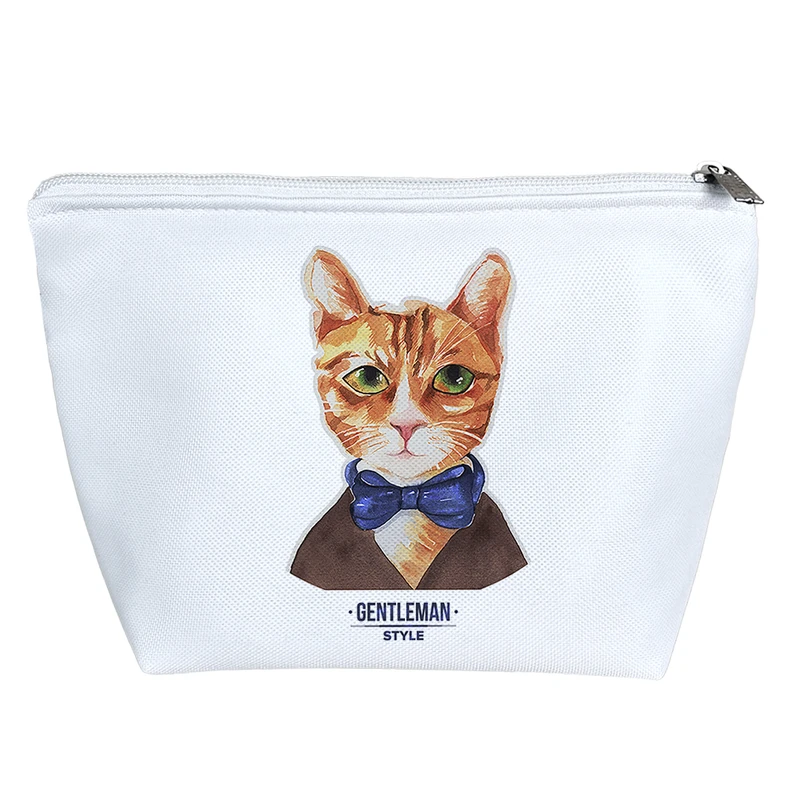 کیف لوازم آرایش دخترانه خندالو مدل گربه کد 418