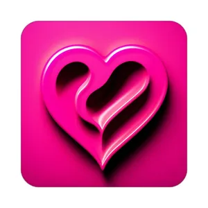 زیر لیوانی کاکتی طرح عاشقانه مدل mp39744