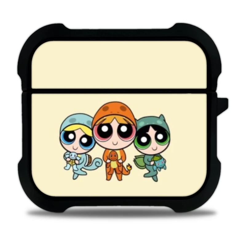 کاور آکام مدل AAP3CASHW-POWERPUFF GIRLS14  مناسب برای کیس اپل ایرپاد 3