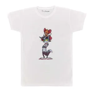 تی شرت بچگانه پرمانه طرح tom and jerry کد pmt.2956
