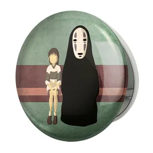 آینه جیبی خندالو طرح چیهیرو و نوفیس انیمه شهر اشباح Spirited Away مدل تاشو کد 12097 