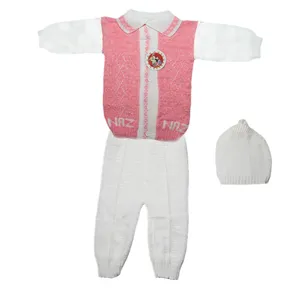 ست 3 تکه لباس نوزادی کد 1019