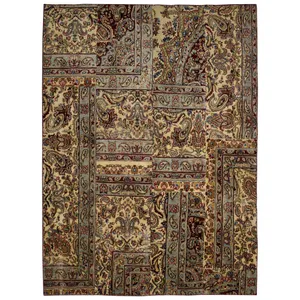 کلاژ فرش دستبافت سه متری مدل چهل تکه کد 981174