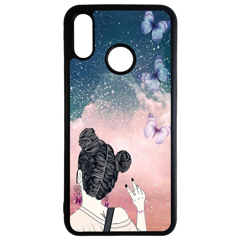 کاور طرح دختر کد 11050646 مناسب برای گوشی موبایل سامسونگ galaxy a40