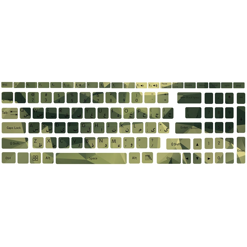  برچسب حروف فارسی کیبورد کد C-03