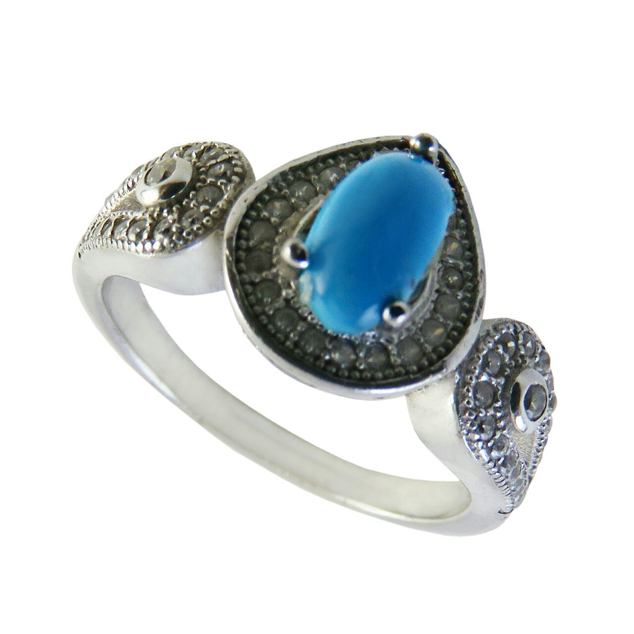 انگشتر نقره زنانه کد 2349