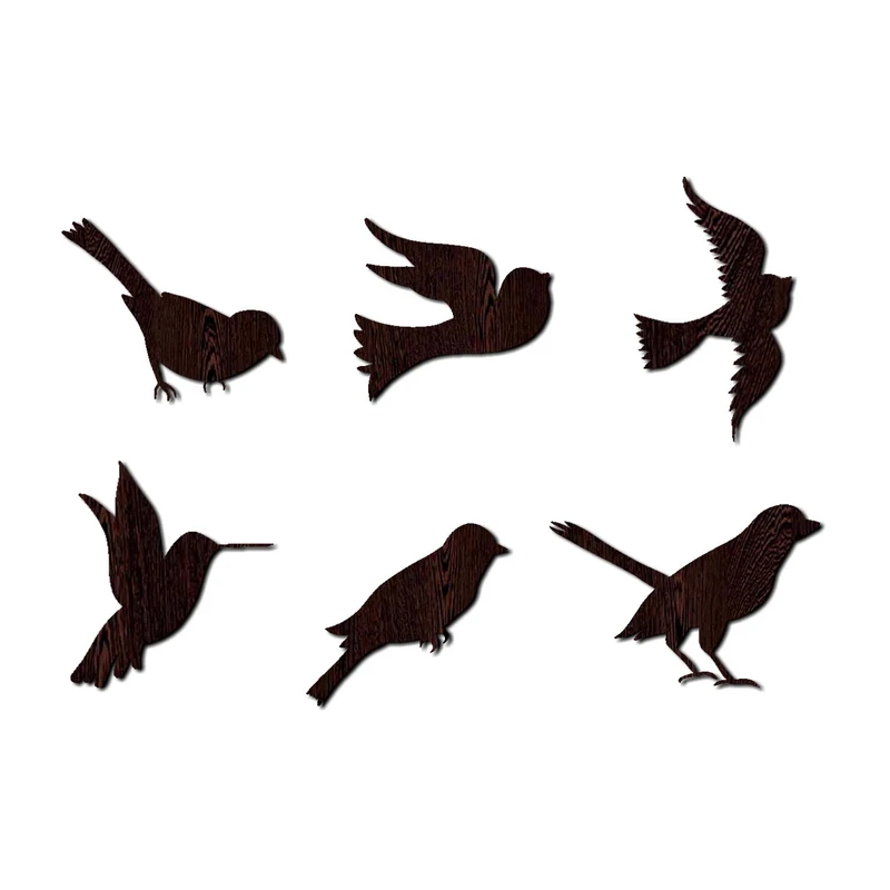  استیکر کلید پریز طرح پرنده 02 مجموعه 6 عددی