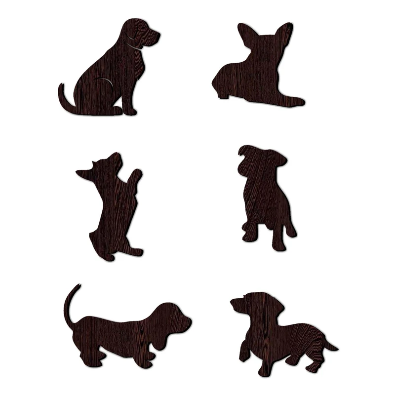 استیکر کلید پریز طرح DOG مجموعه 6 عددی