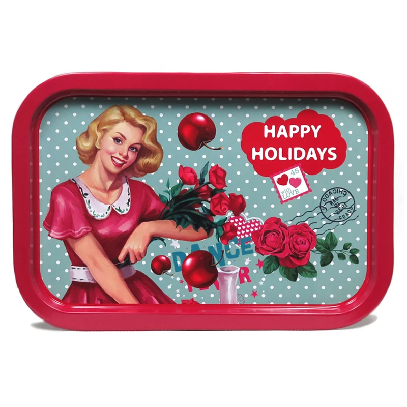سینی طرح Happy Holidays کد brfp-019b