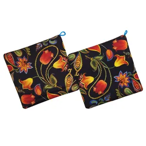 دستگیره آشپزخانه طرح گل کد 981109 بسته دو عددی