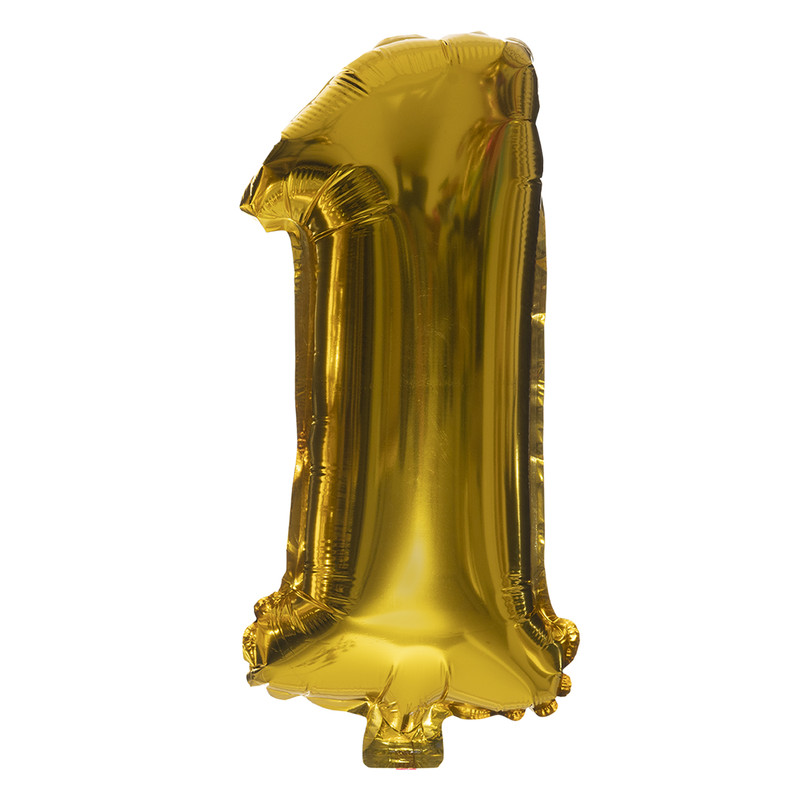 بادکنک فویلی طرح عدد 1 کد M 555