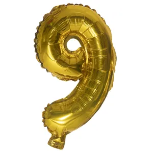 بادکنک فویلی طرح عدد 9 کد M 557