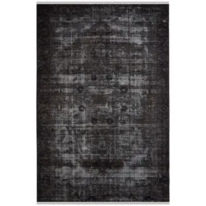 فرش دستبافت رنگ شده سه متری طرح وینتج کد 9811104