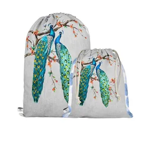 کوله پشتی ورزشی مدوپد مدل طاووس‌ها کد md00116 بسته 2 عددی