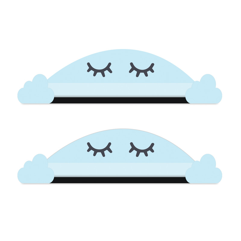 شلف دیواری طرح clouds مجموعه 2 عددی