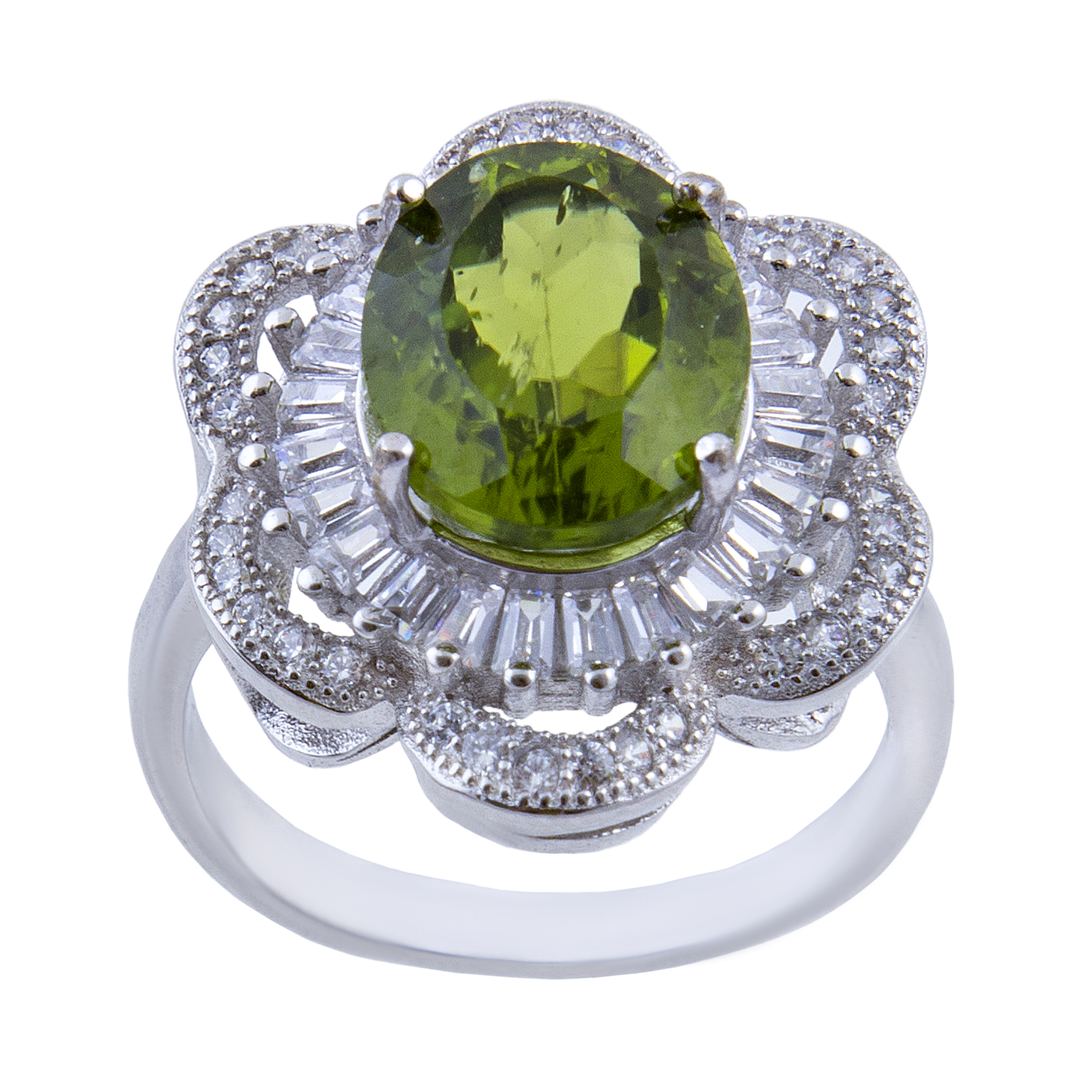 انگشتر نقره زنانه بازرگانی میلادی کد AWR-164